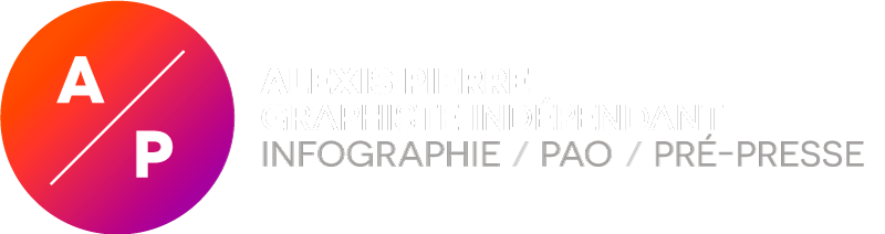 Alexis Pierre : formation infographie / PAO / Pré-presse